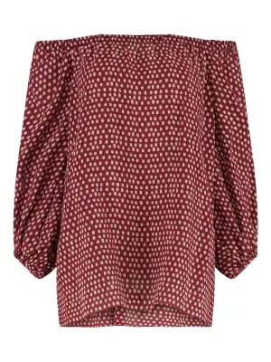 туника с открытыми плечами