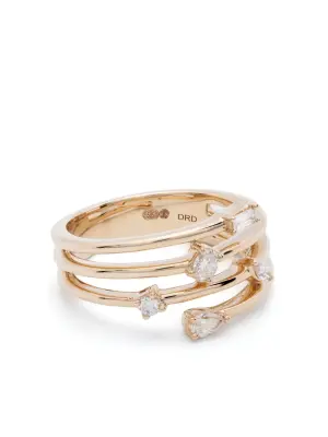 Кольцо Alexa Jordyn из желтого золота с бриллиантами