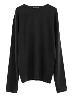 Кашемировый свитер с круглым вырезом