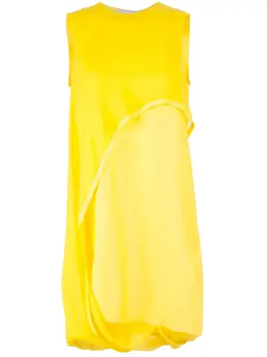 Платье с контрастными вставками