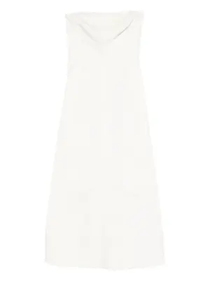 платье миди без бретелей