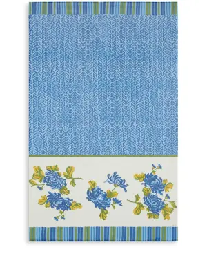 Vienna floral-print beach towel