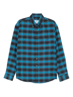 Клетчатая рубашка на пуговицах
