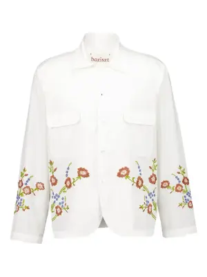 рубашка Hocha с цветочной вышивкой