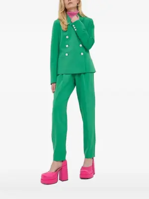 Двубортный блейзер с кристаллами