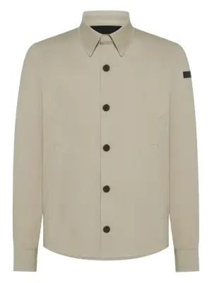 Куртка-рубашка с нашивкой-логотипом