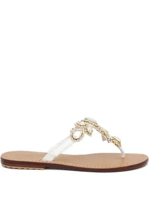 Босоножки с кристаллами