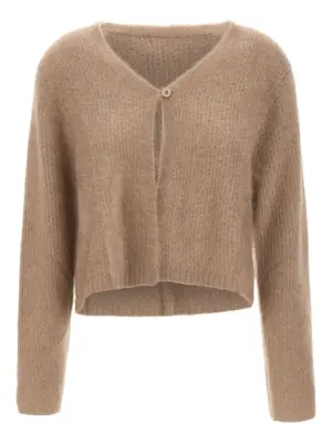 Кардиган с текстурой на одну пуговицу