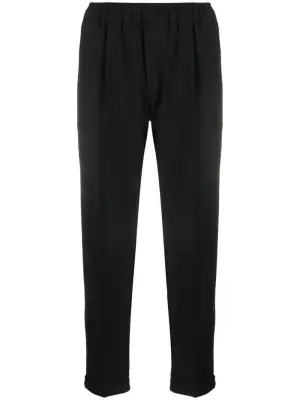 Зауженные брюки с эластичным поясом