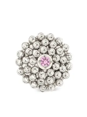 Серьги Mimosa из белого золота с сапфирами