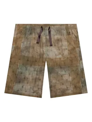 Шорты W.U. с принтом