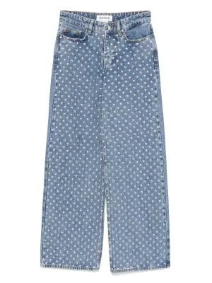 Джинсы с заклепками