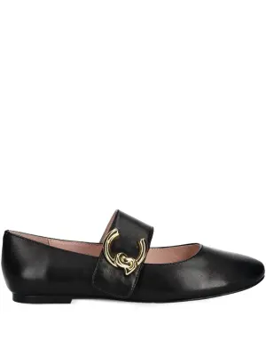 Кожаные балетки