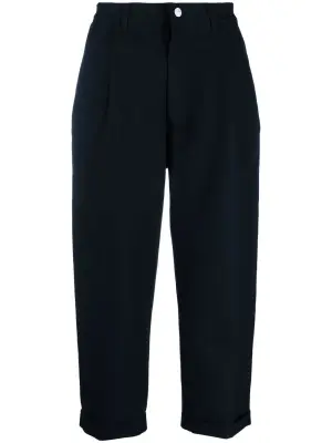 Cropped tailored trousers