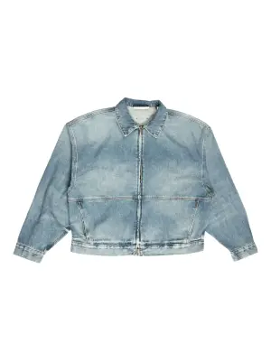 джинсовая куртка на молнии