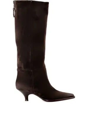 Сапоги на молнии с заостренным носком