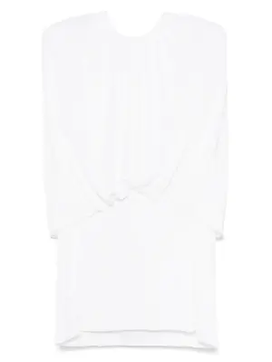 Платье мини со сборками