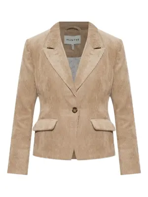 Вельветовый однобортный пиджак