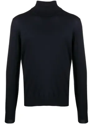 Джемпер с высоким воротником