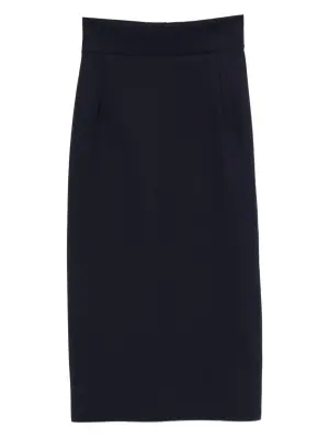 юбка миди с завышенной талией