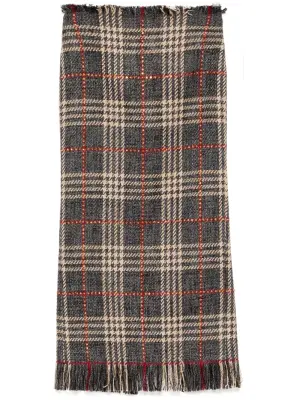 Юбка миди в клетку тартан