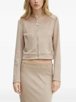 Укороченная куртка на молнии