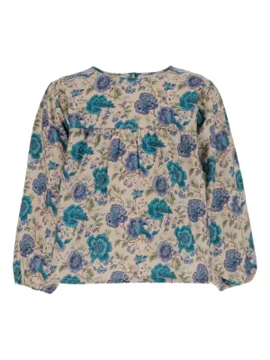 Блузка с цветочным принтом