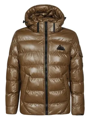 Пуховик с капюшоном