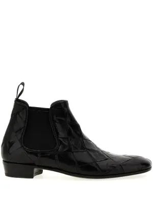 Плетеные ботинки