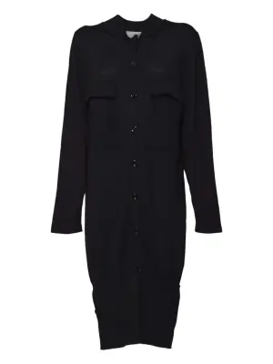 Платье миди на пуговицах