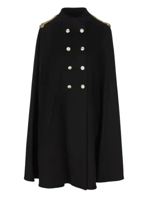 Двубортная накидка