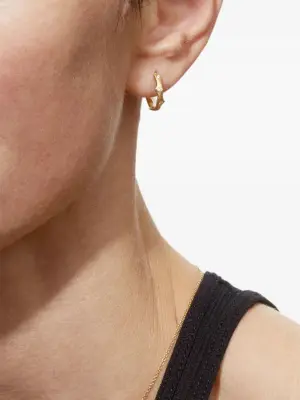 Серьги Thorn из желтого золота с бриллиантами