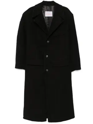 Однобортное пальто