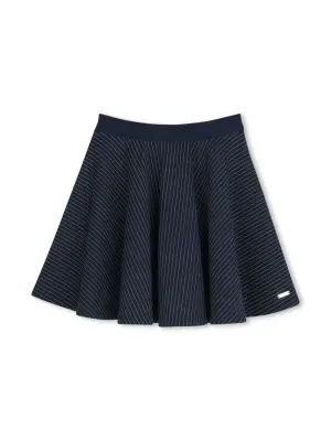 Расклешенная юбка в полоску