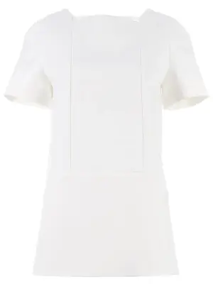 Костюм с контрастными вставками