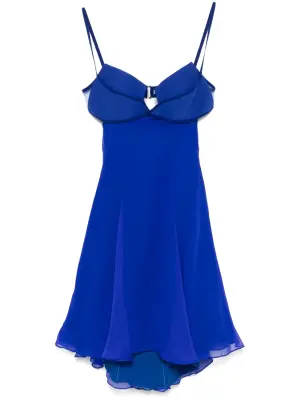 Шелковое платье мини