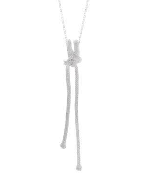 Подвеска-ожерелье с узлом "беседочный"