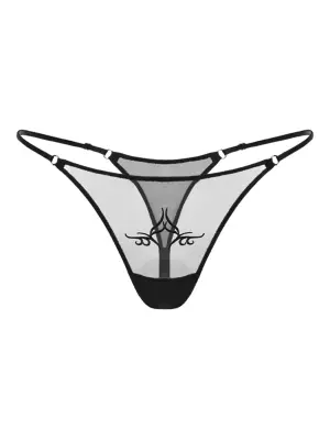 Трусы-стринги Tribal с вышивкой