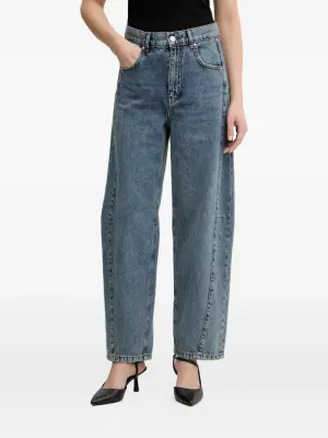 Джинсы с швами