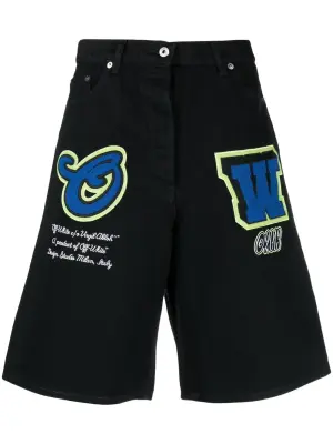 Джинсовые шорты широкого кроя