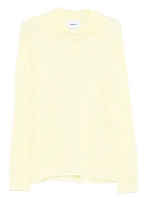 Свитер с воротником поло