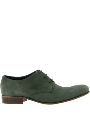 Замшевые дерби на шнуровке