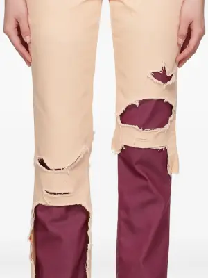 многослойные джинсы