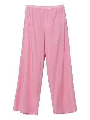 Брюки с вышивкой