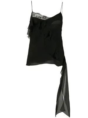 Топ асимметричного кроя с бретелями