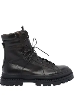 Кожаные ботинки