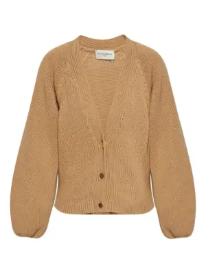 Кардиган с объемными рукавами