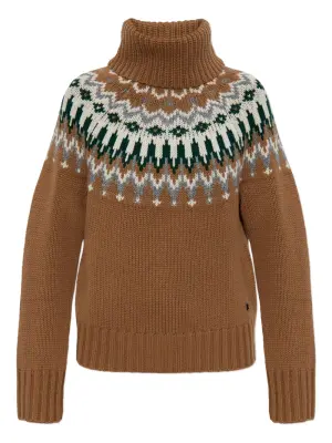 Свитер Ingrid с высоким воротником и узором