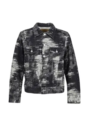 Куртка с выбеленным эффектом