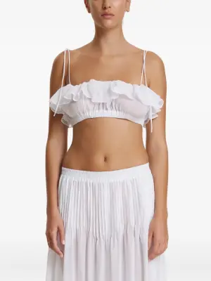 Топ с рюшами